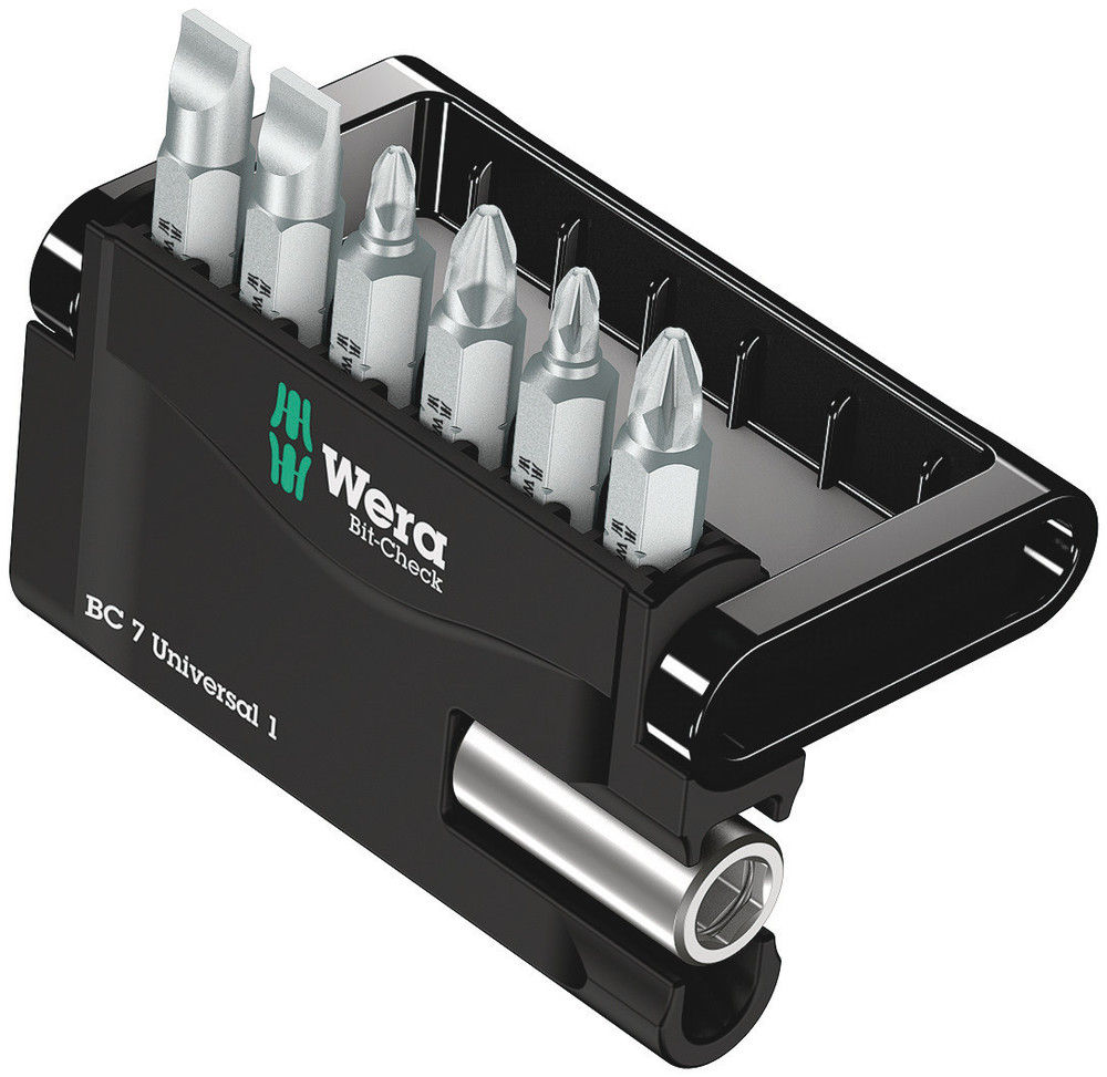 05056295001 | Bit-Check 7 Universal 1, Bits F. Slotted/Phillips/Pozidriv Screws + Bitholder image 1