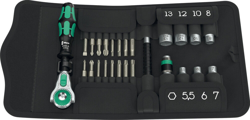 05051045001 | Zyklop 1/4 Dr. Ratchet Set 26 Pcs., Kraftform Kompakt Zyklop 1/4 In. image 1