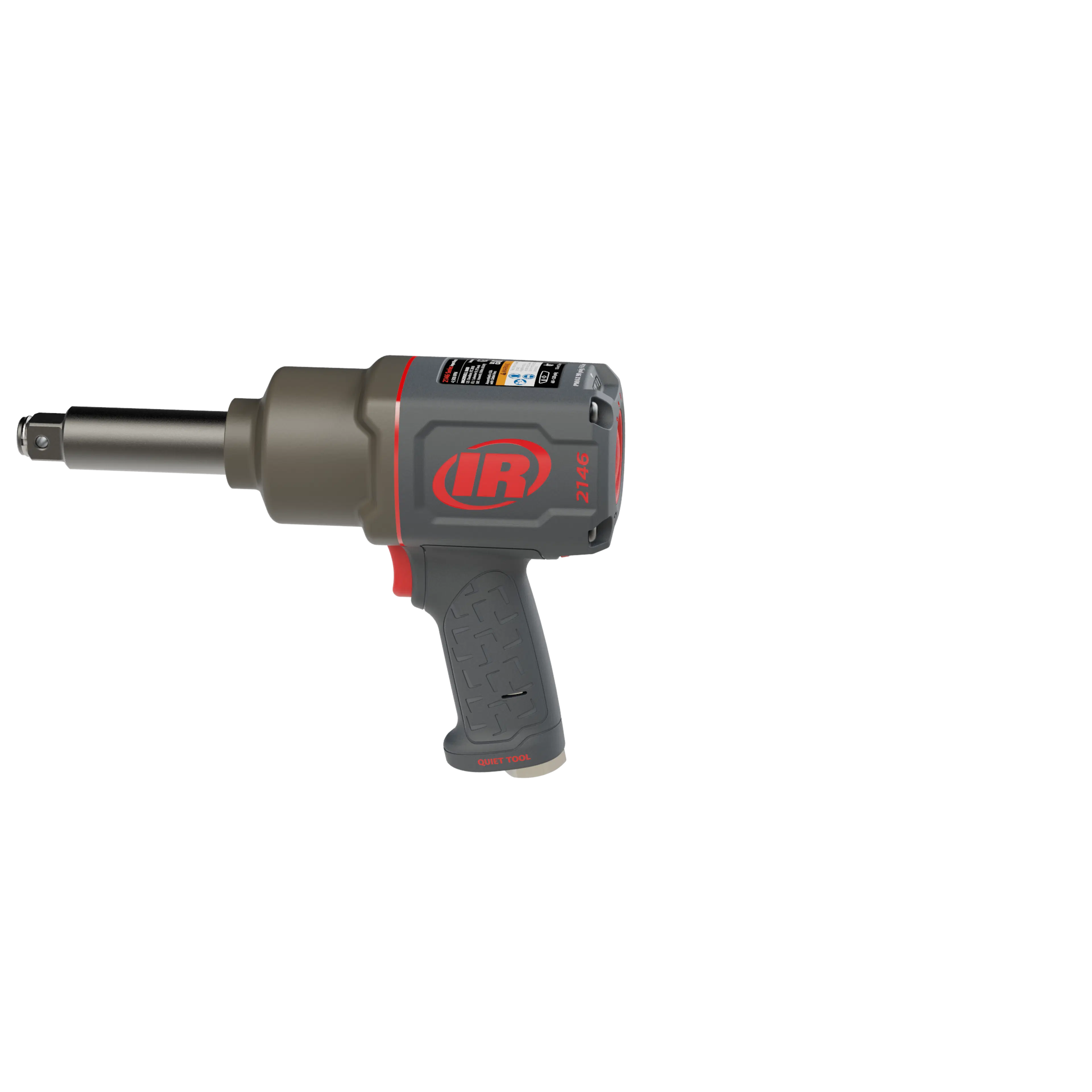 2146Q1MAX-3 | 3/4'' Air Impact Wrench, 3'' Ext Anvil, Quiet, 2,000 ft-lb Torque, Friction Ring-Thru-hole Retainer