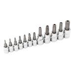 12 Piece Tamper Proof Torx Bit Socket Set thumbnail 4
