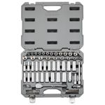 68 Piece 3/8 Inch Drive SAE/Metric Master Mechanics Tool Set thumbnail 4