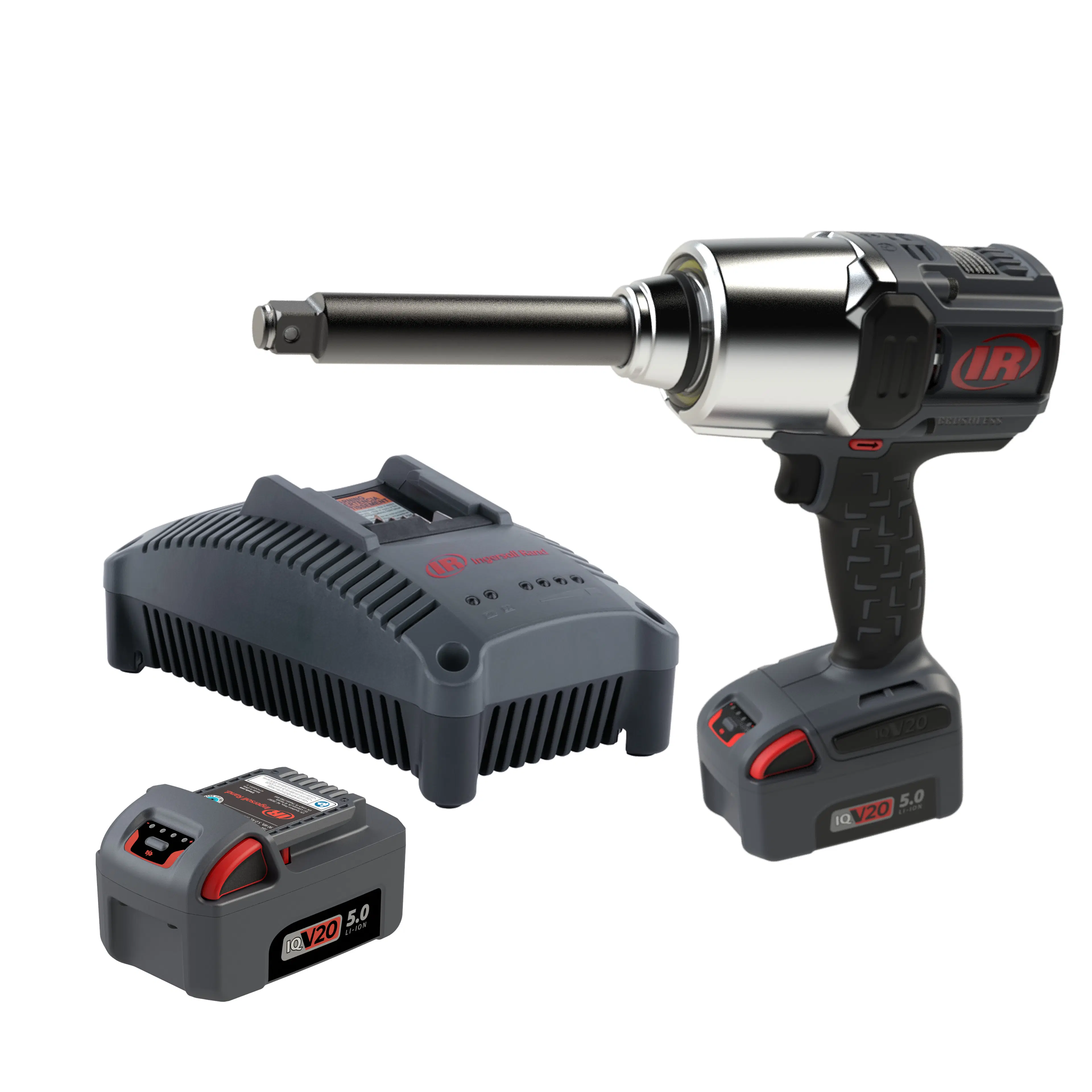W8571-K2 | 3/4'' 20V Cordless Impact Wrench 2 Battery Kit, 2000 ft-lb Torque, 6'' Extended Anvil, Friction Ring Thru-hole, Pistol
