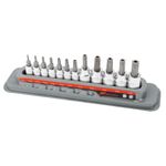 12 Piece Tamper Proof Torx Bit Socket Set thumbnail 1