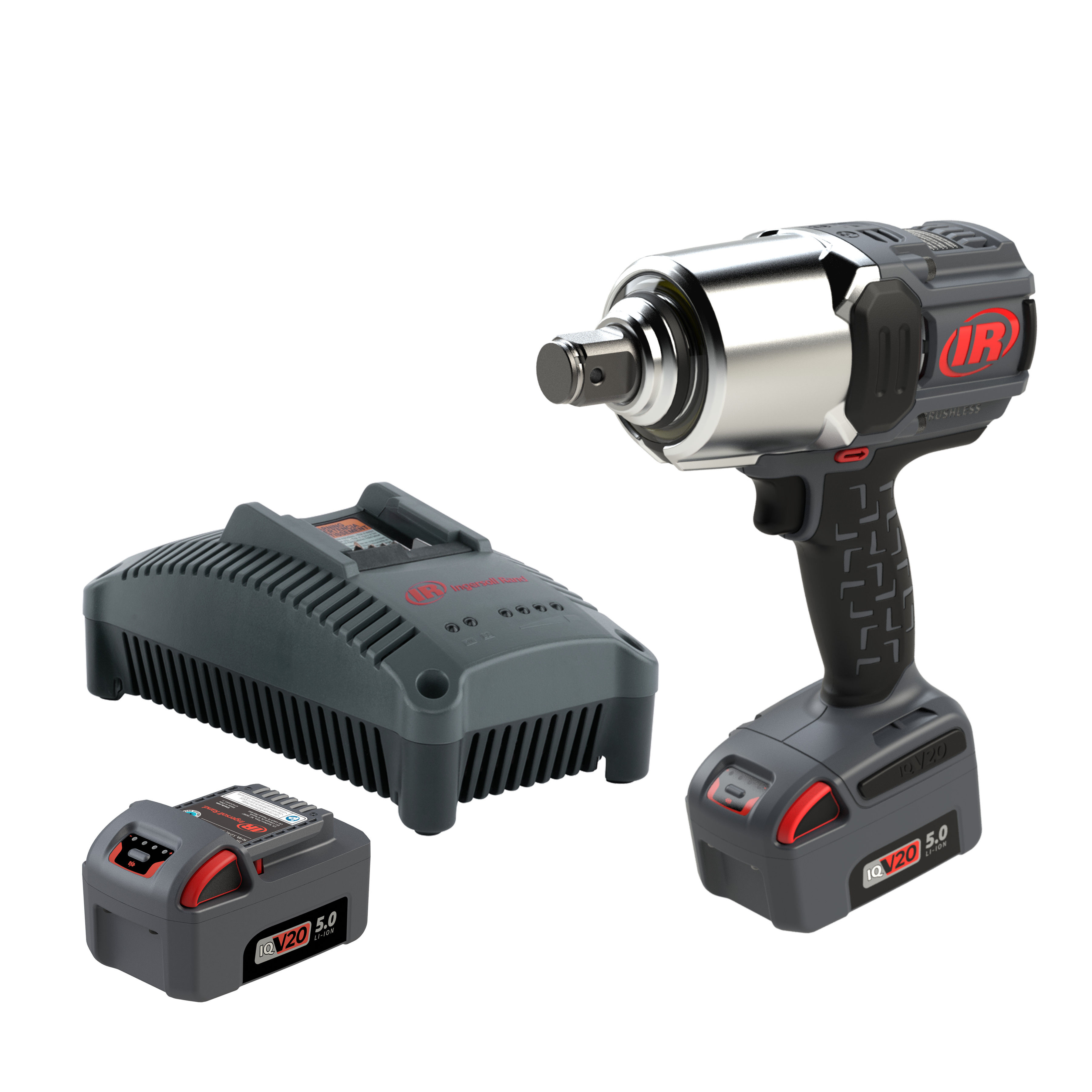 W8191-K2 | 1'' 20V Cordless Impact Wrench 2 Battery Kit, 2000 ft-lb Torque, Friction Ring Thru-hole, Pistol image 1