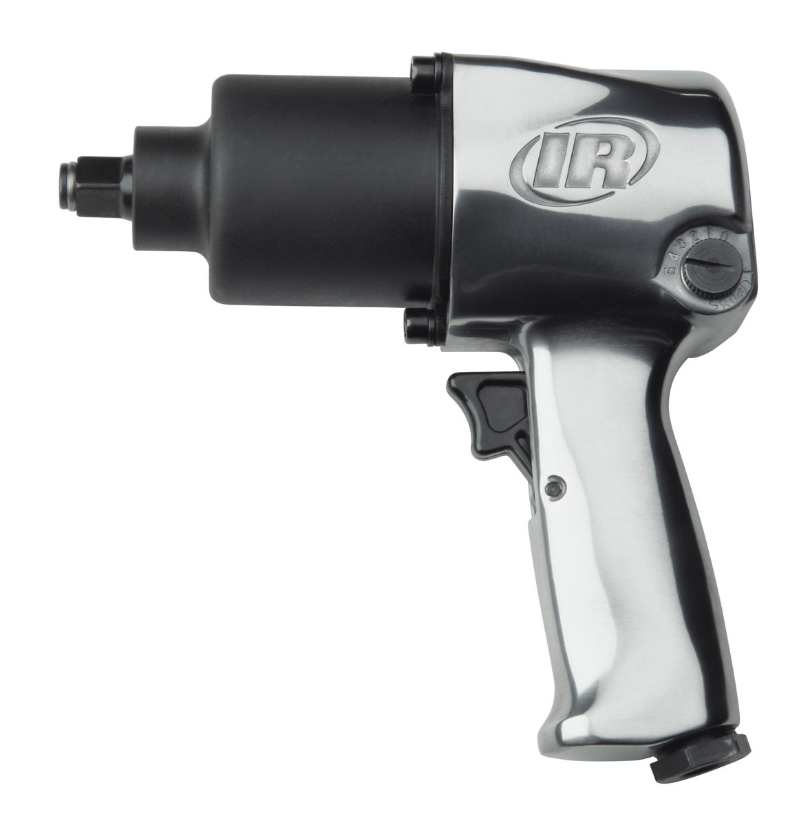1/2" Air Impact Wrench, Super Duty, 600 ft-lb Torque, Friction Ring Retainer, Pistol