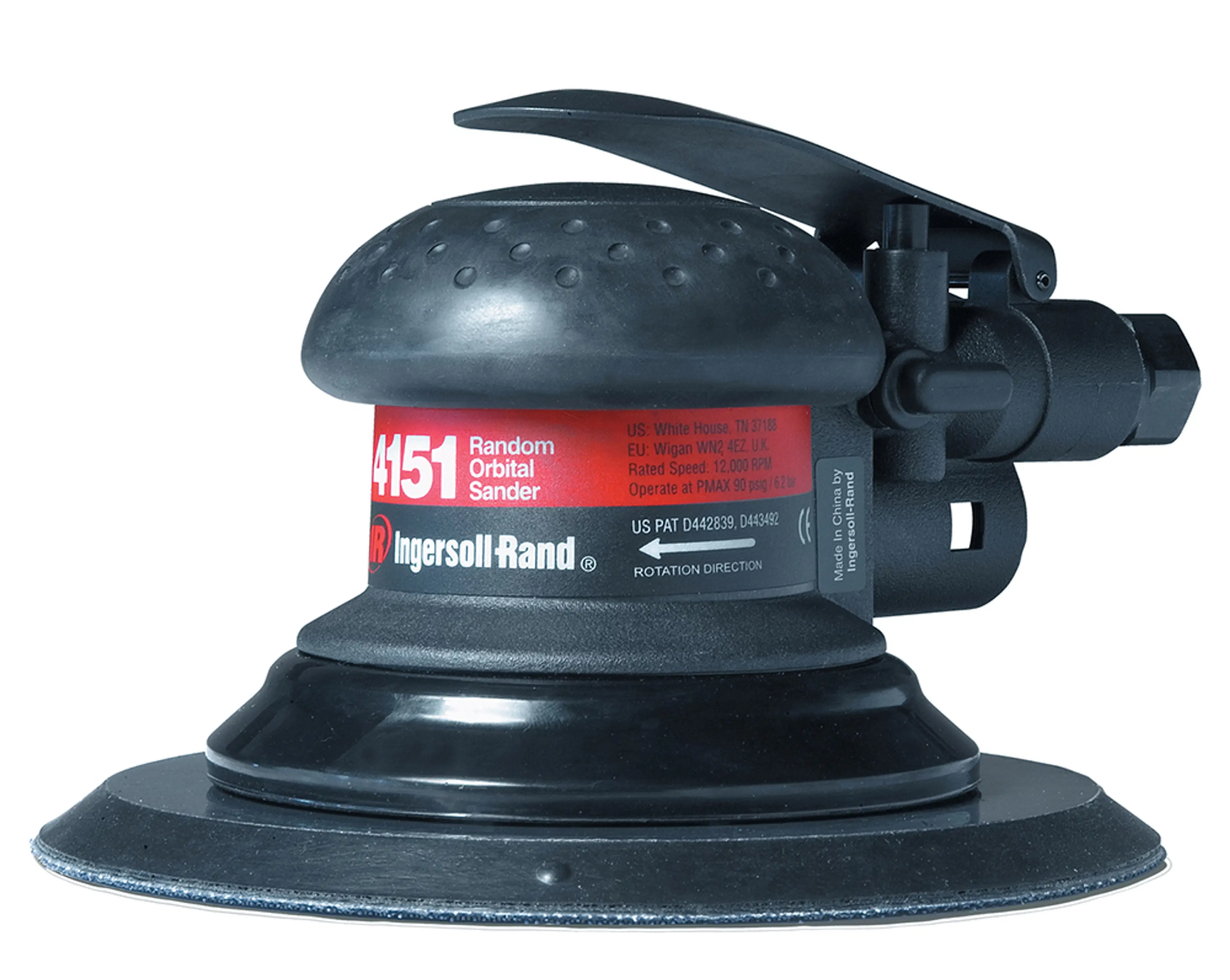 4151 | Random Orbital Air Sander, 3/16 in. orbit, 6 in. pad, Vacuum, 12000 rpm