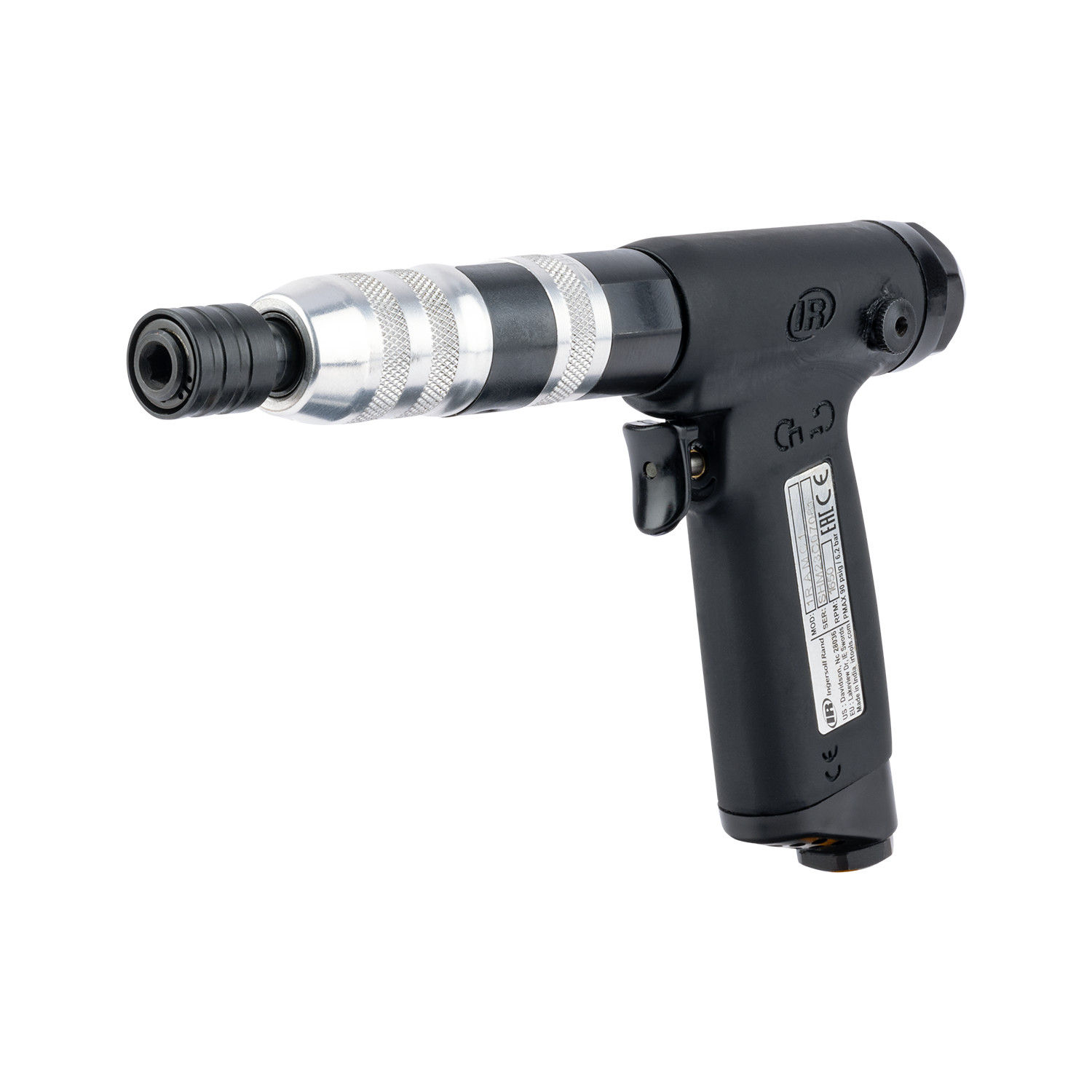 1RAMC1 | Air Screwdriver, Trigger, Push-to-Start, 1/4 in. QC spindle, 2.5 - 20.4 in lbs image 1