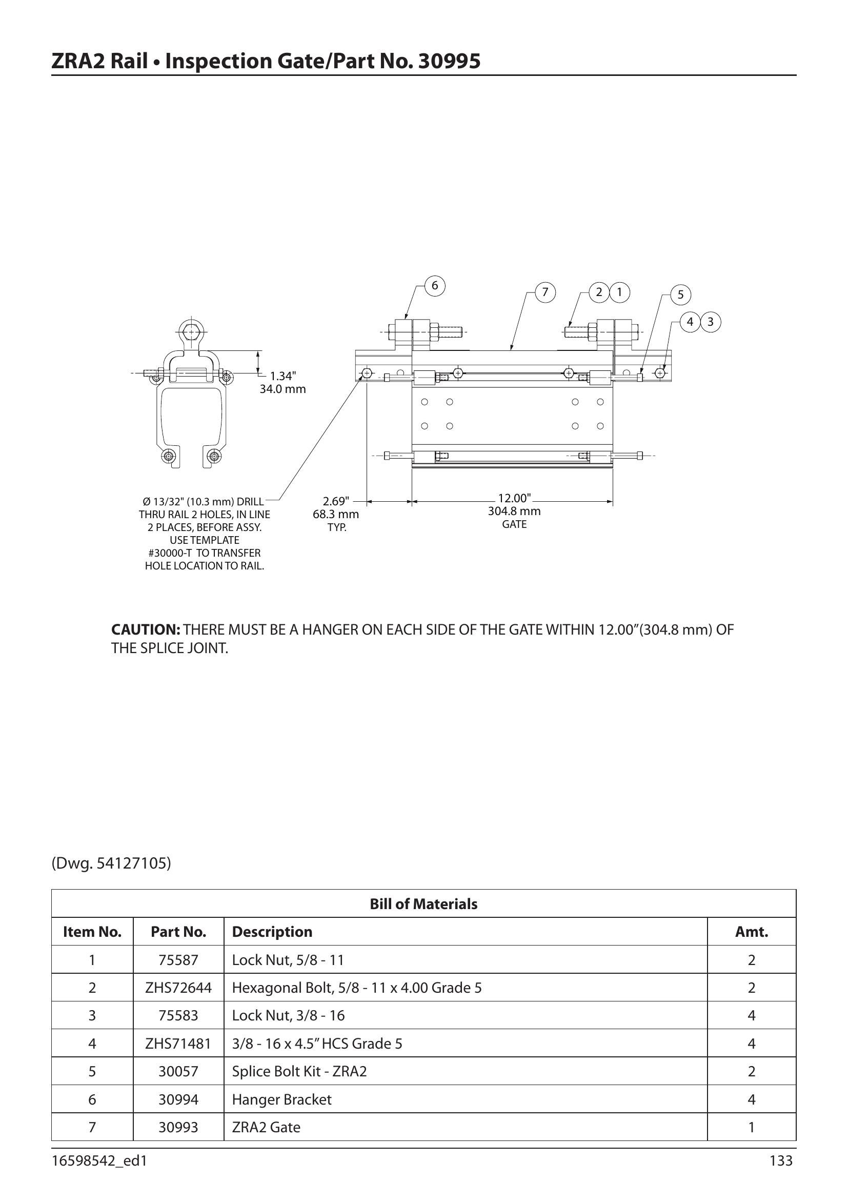30995 | GATE ASSEMBLY-ZRA2 image 1