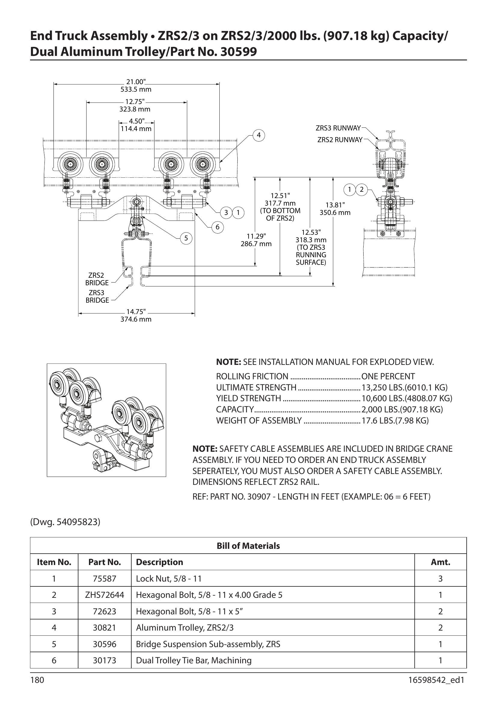 30599 | End Truck-Dual-Zrs2/3-2000#(A) image 1