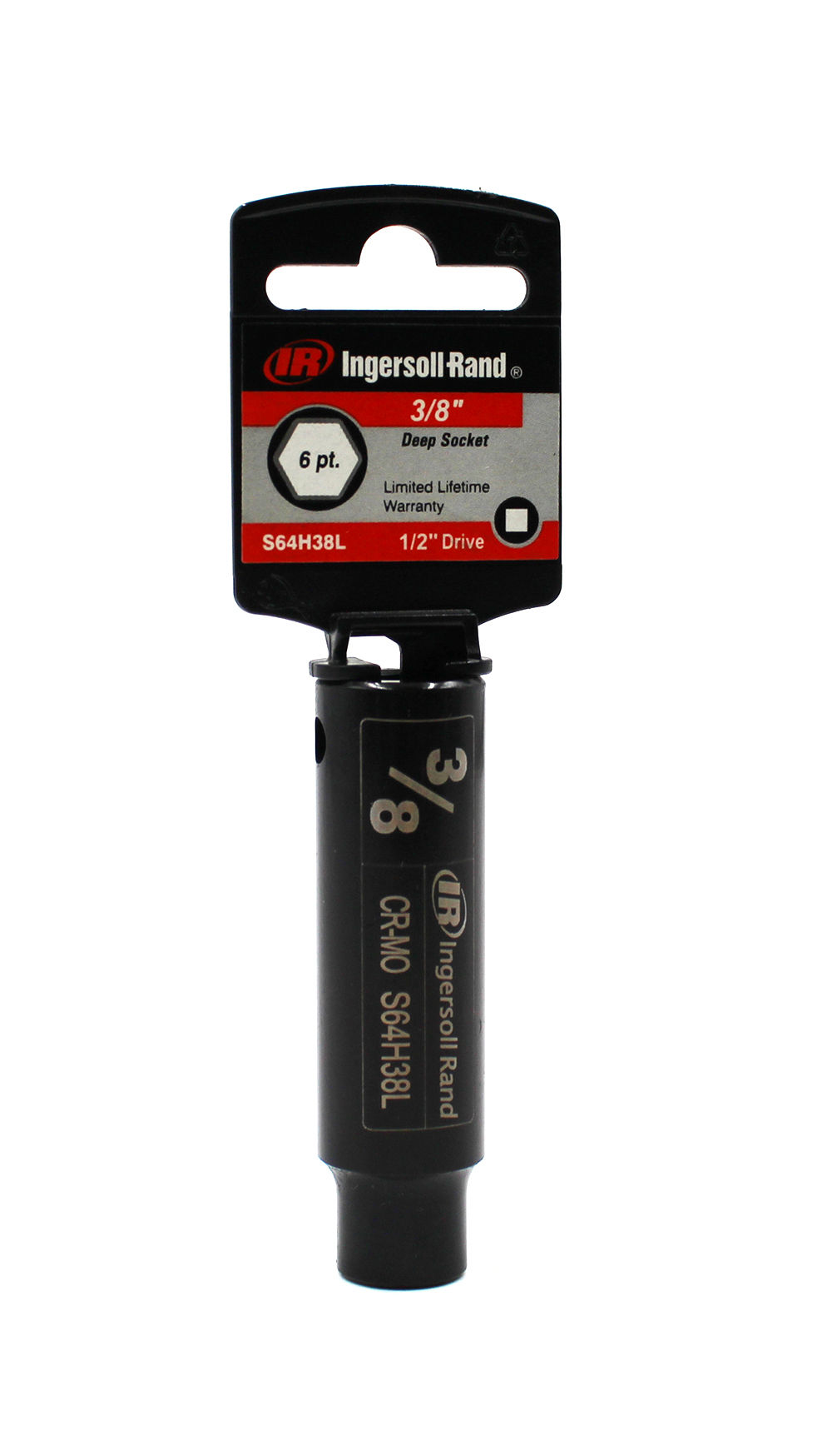 S64H38L | 1/2'' Sq. Deep Impact Socket, 3/8'' image 1