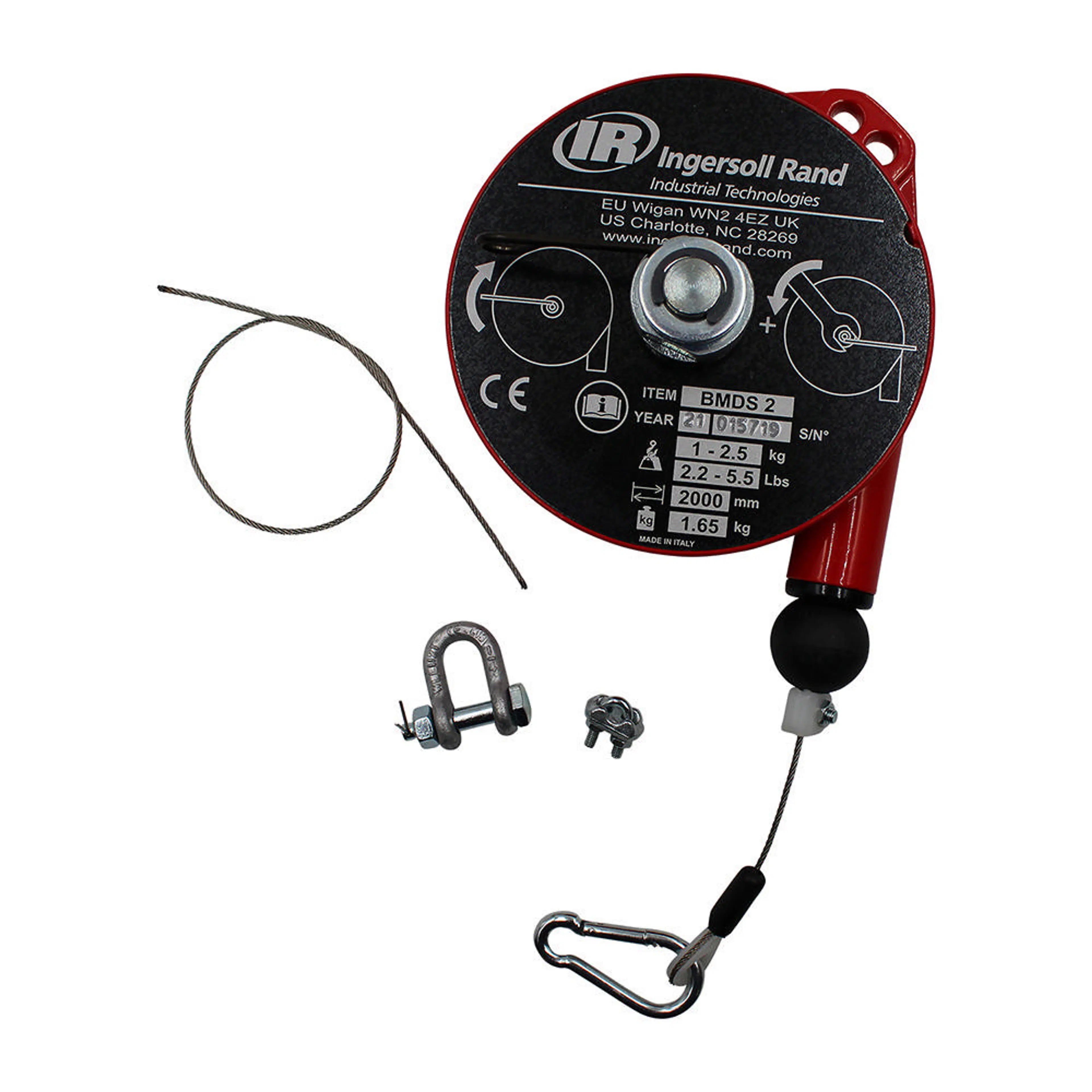 BMDS-2 | Medium-Duty Short Cable Balancer 2.2 - 5.5 lbs