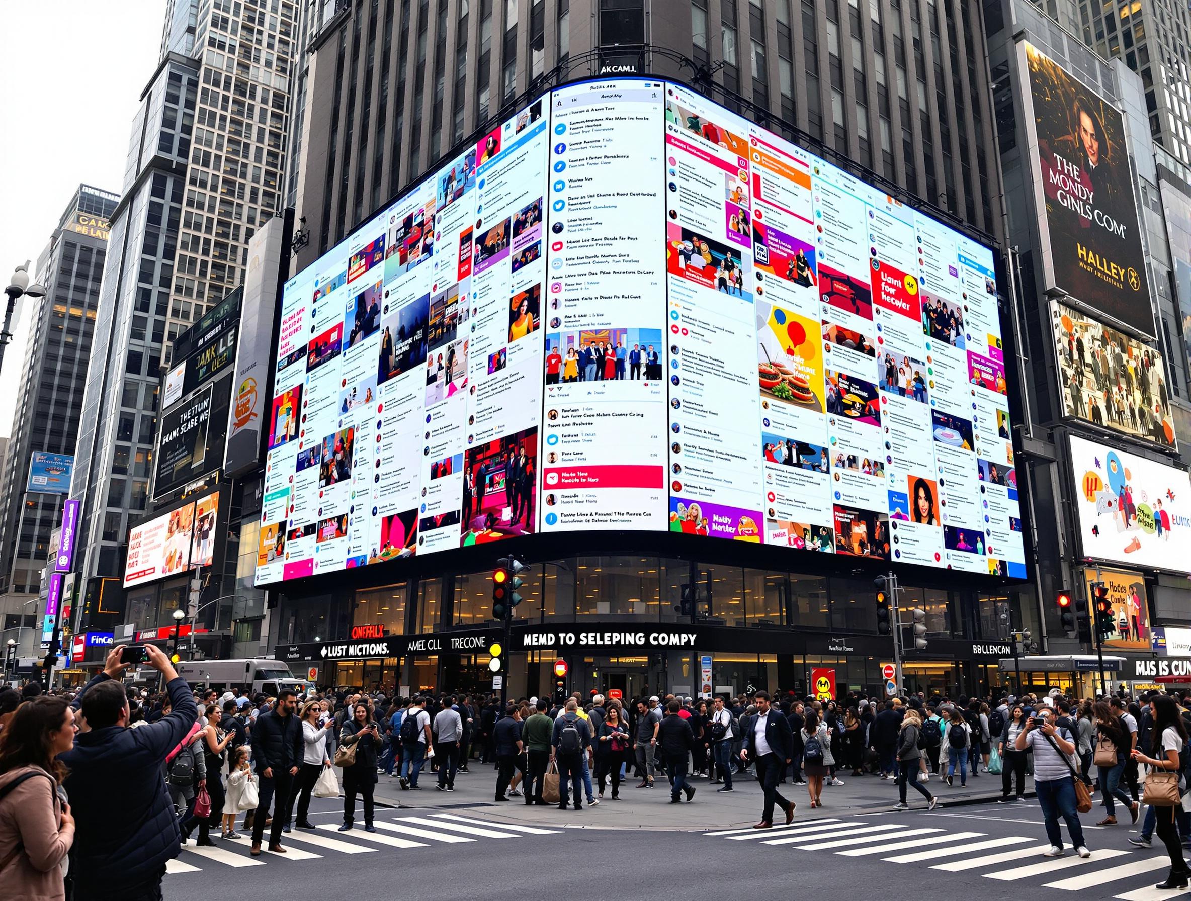 Cloud-based digital signage CMS platform interface