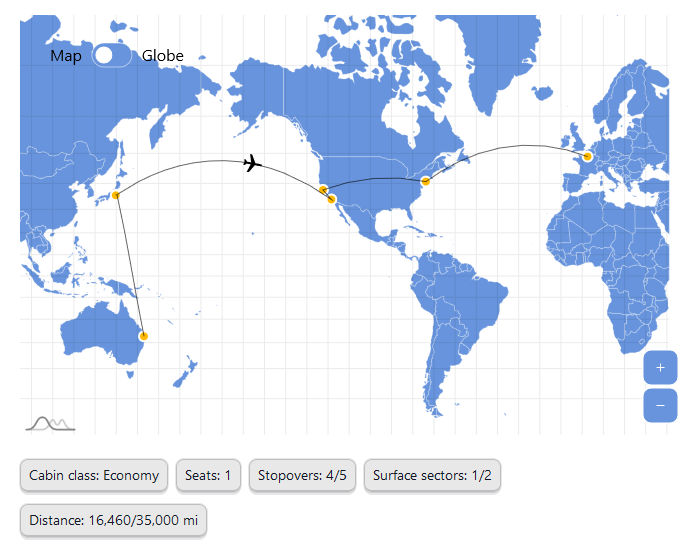 Qantas oneworld Classic Flight Reward Finder [Free Tool]