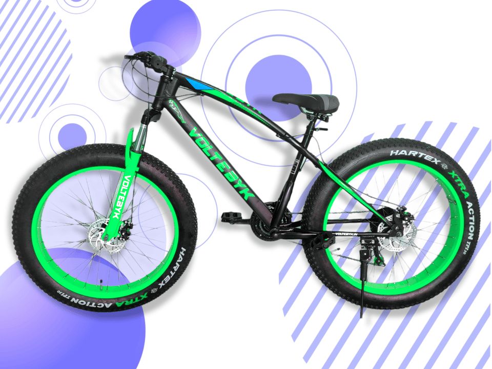 Voltebyk Jaguar Fatbike MTB India 21 gears Dual Disk Brake
