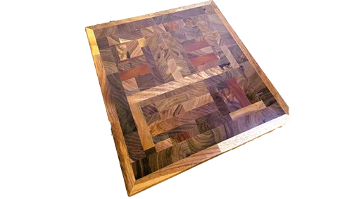 End grain cutting board handcrafted by Flints Woodshop