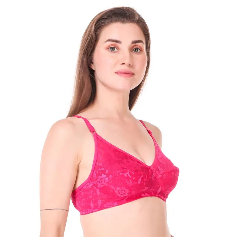 Shop our women's padded bra in vibrant hot pink. Wire-free, lightweight, and designed for all-day comfort. Perfect for everyday wear!