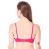 Floral Soft Cup Bra – Non-Wired, Non-Padded (Hot Pink)