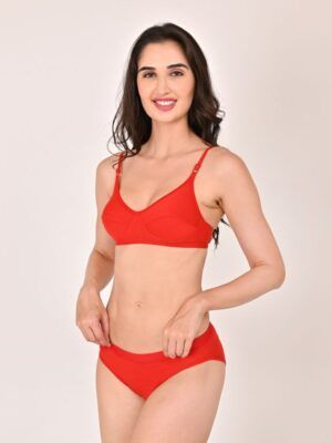 Crimson Red Lace Bralette