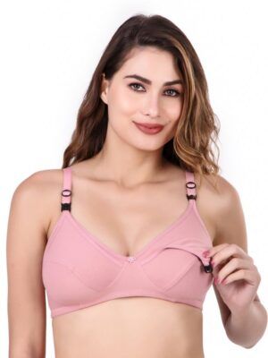 Soft Pink Nursing Bra