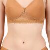 Seamless Lace Bra and Panty Set for Women – Breathable, Non-Wired, Full Comfort Fit