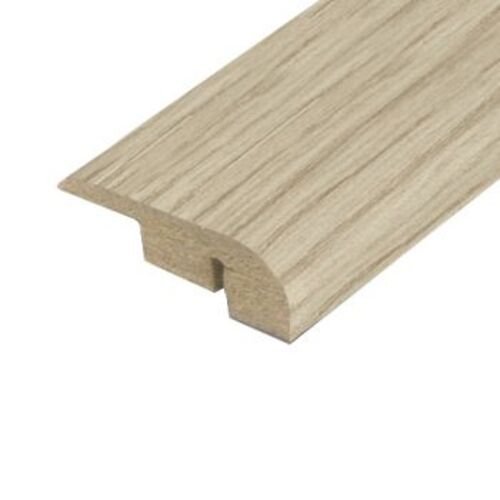 White Varnished Oak Laminate End Bar - 0.9m