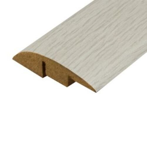 White Brushed Laminate Ramp Bar - 0.9m