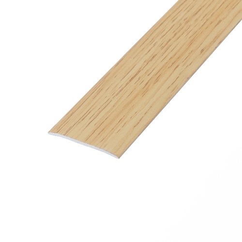 Natural Oak Flat Aluminium Door Bar 0.9m