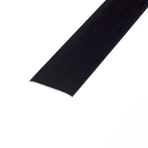 Ebony Flat Aluminium Door Bar 0.9m