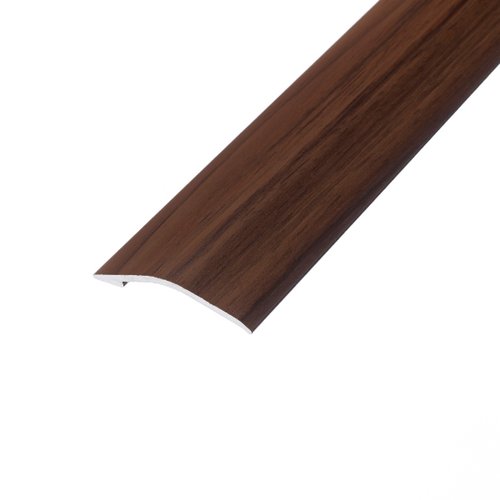 Dark Walnut Ramp Aluminium Door Bar 0.9m