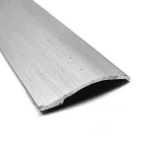 Brushed Aluminium Ramp Self-Adhesive Door Strip (0.9m)