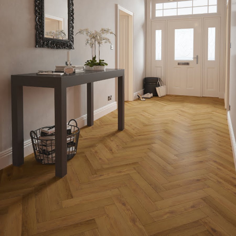 Tuscan Oak 8mm Herringbone