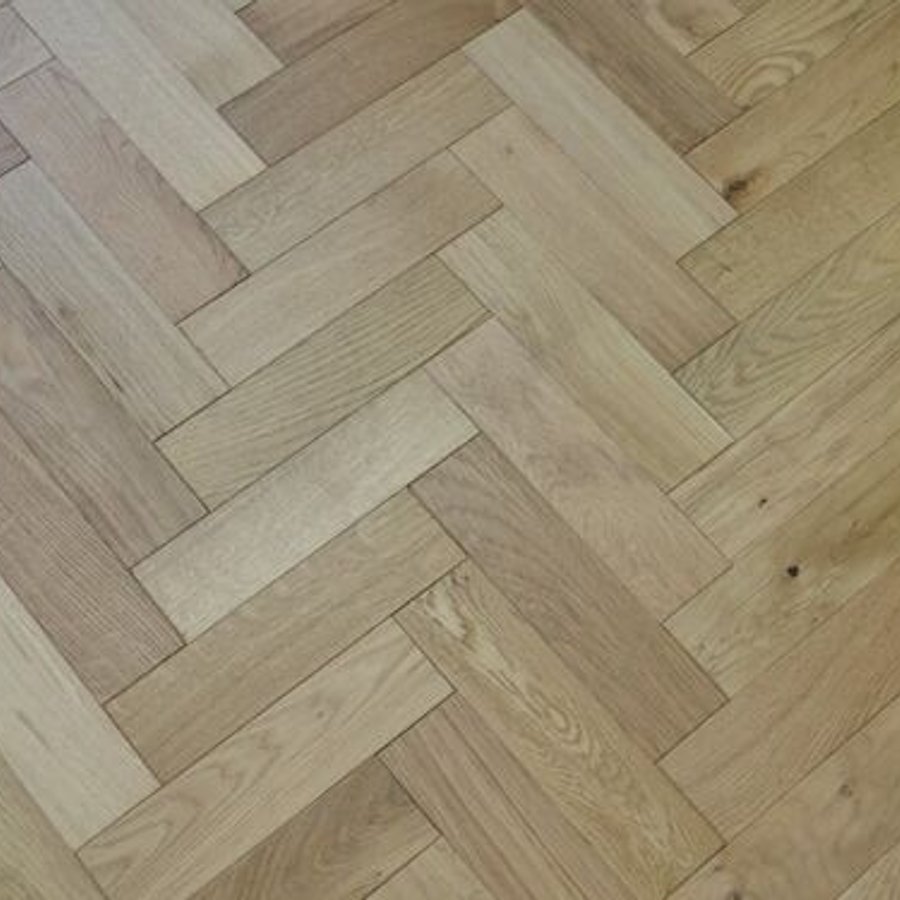 Natural Oak Herringbone 18mm