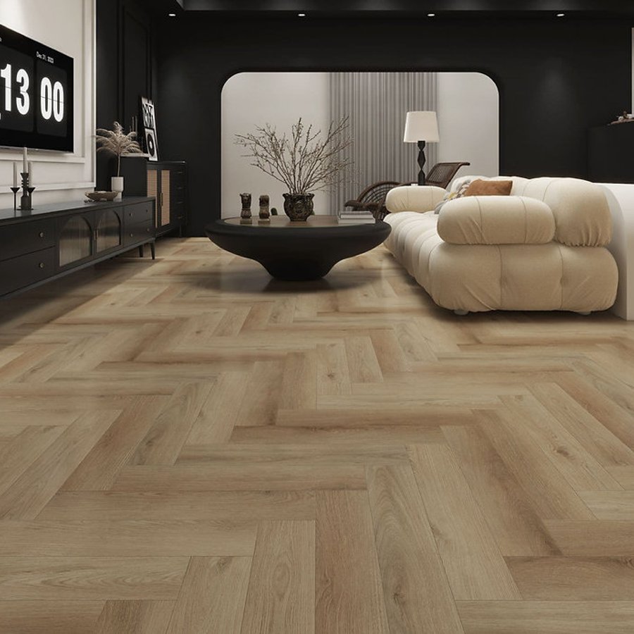 Timeless Oak Herringbone Premium 8mm SPC Click