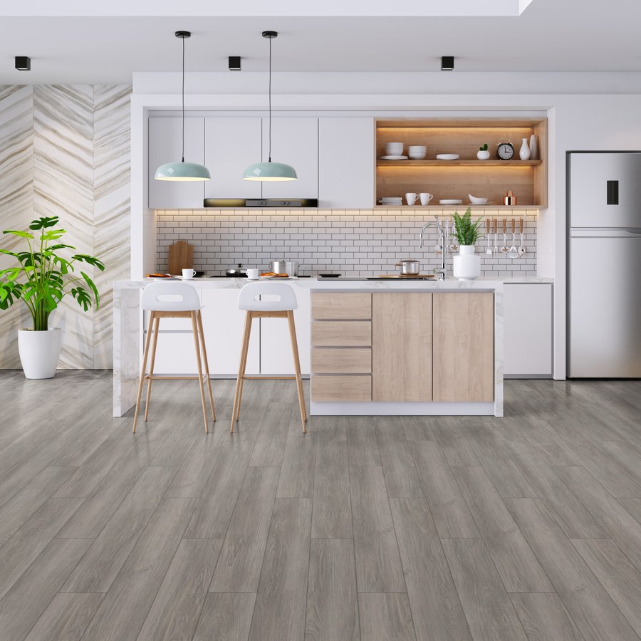Dove Grey Oak Glue Down LVT