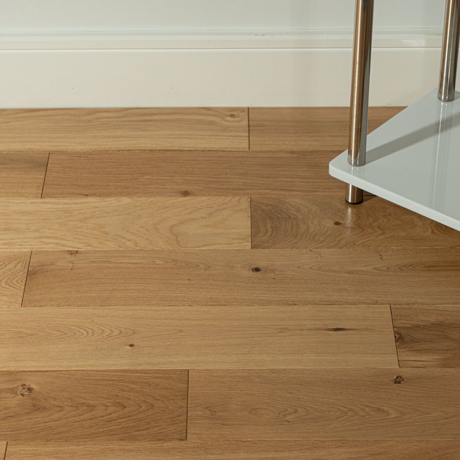 Natural Oak 14mm Brushed & UV oiled