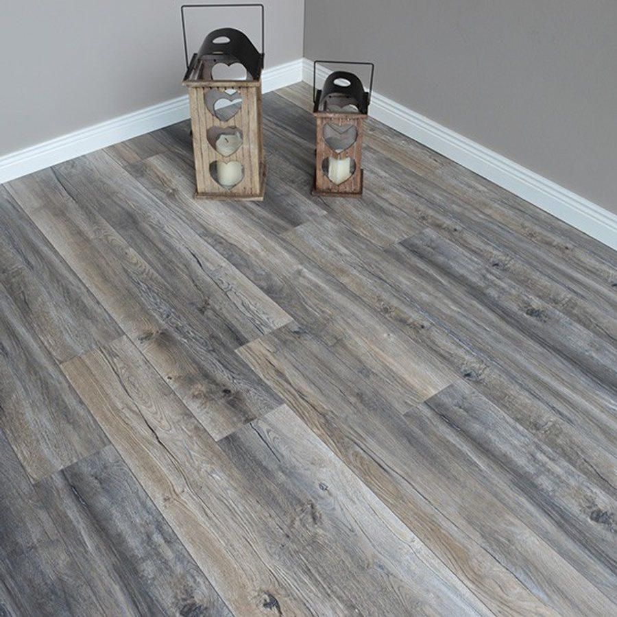 Distressed Grey Oak 12mm Laminate Flooring