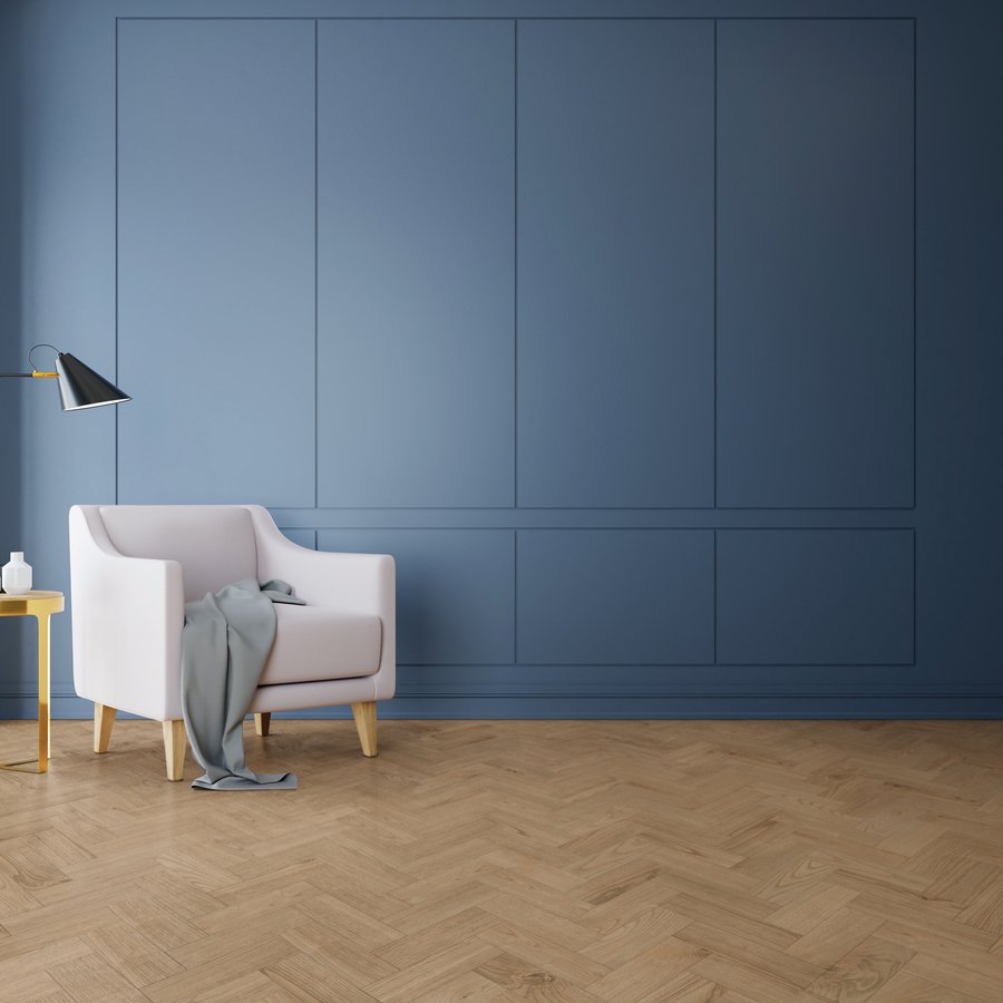 Loft Natural Oak Herringbone Dryback LVT