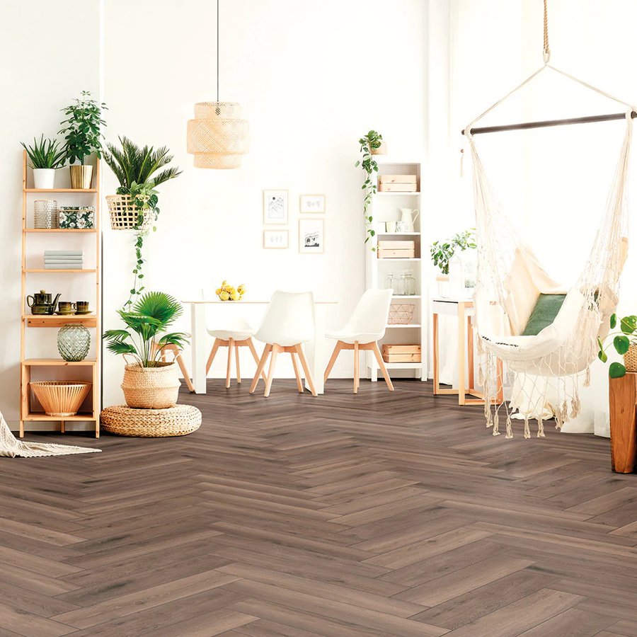 Empire Grey Oak 5.2mm SPC Herringbone