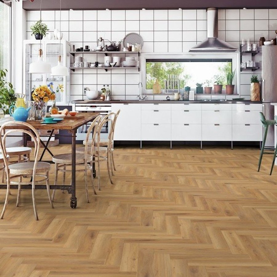 Tuscan Oak 8mm Herringbone