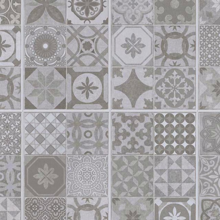 Pre Grouted Victorian Grey SPC Click Tile