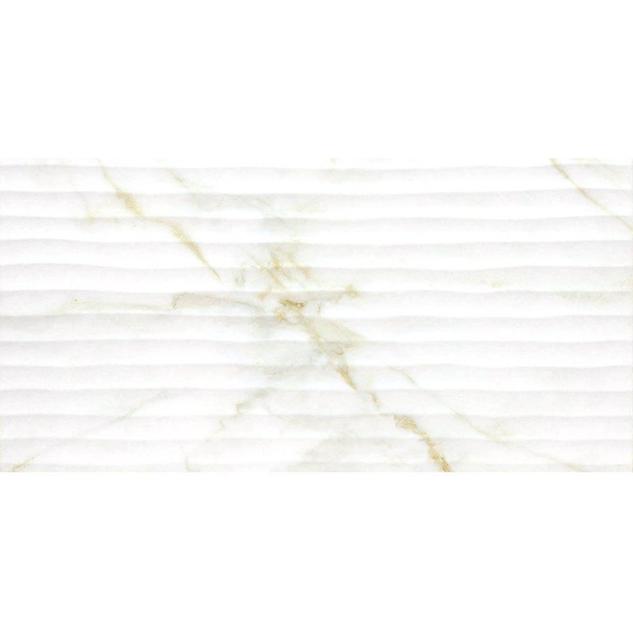 Golden Marble Waffle Wall Tile 300x600mm