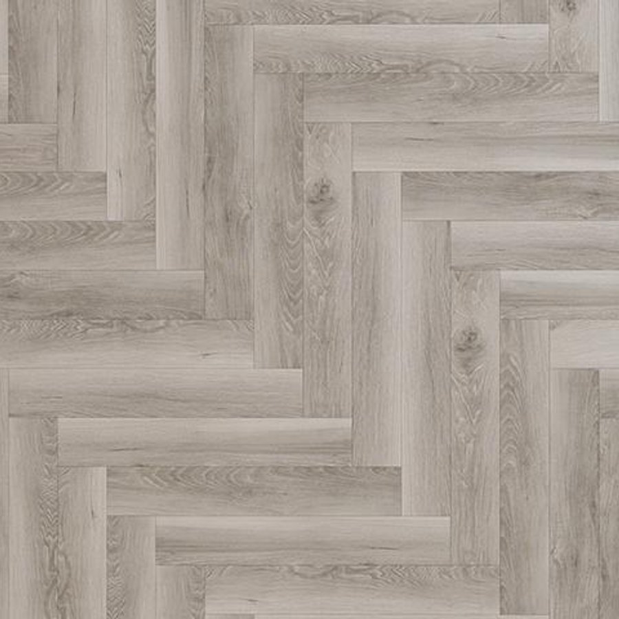 Weathered Grey Oak 8mm Laminate Herringbone