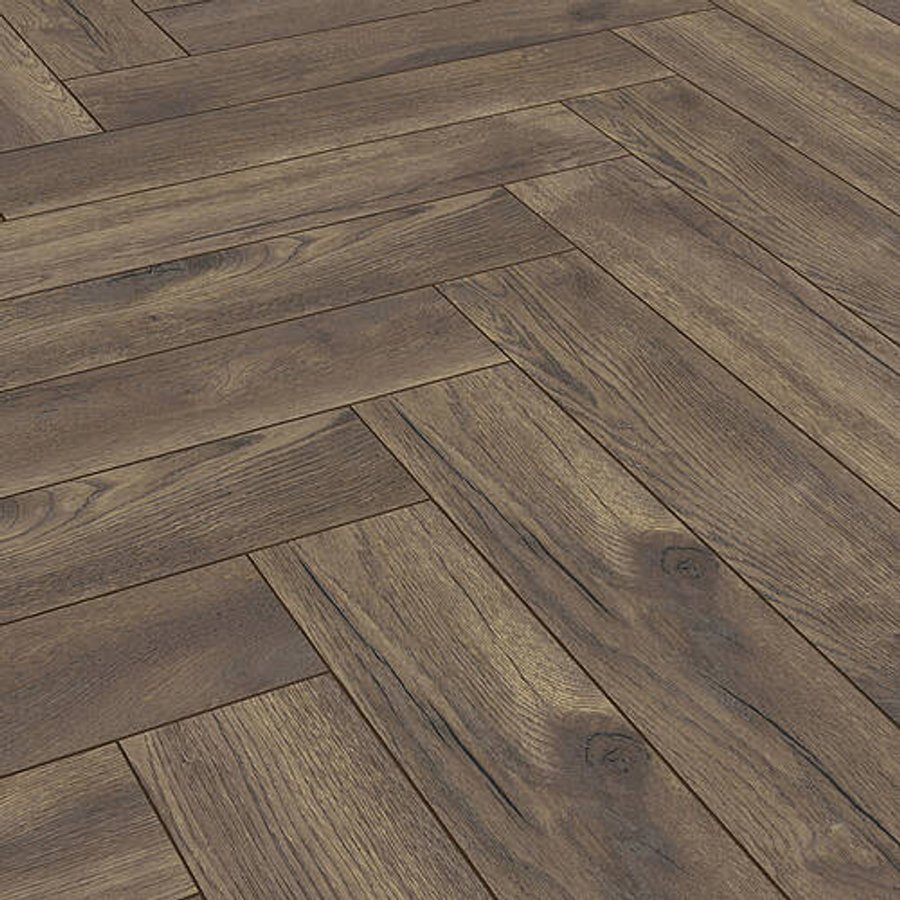 Chocolate Oak 8mm Herringbone