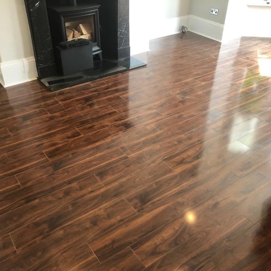 Dark American Walnut High Gloss 12mm