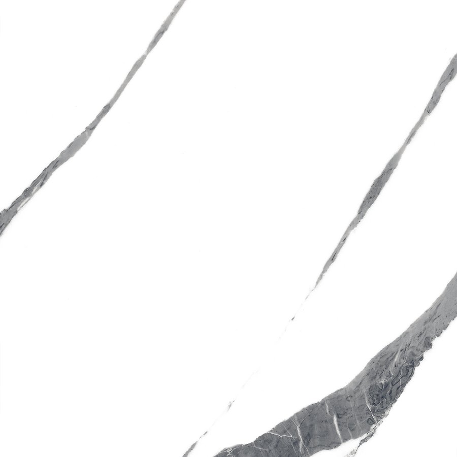 White Marble Floor & Wall Tile - Porcelain 600x1200mm