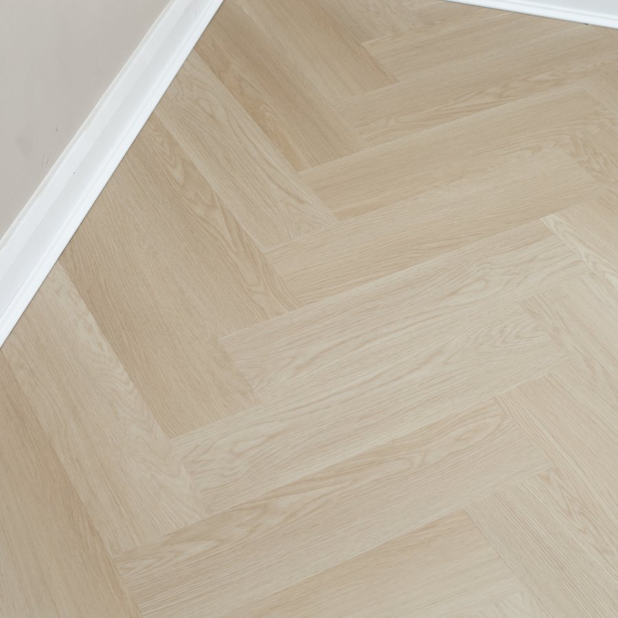 Pale Limed Oak 6mm Herringbone SPC Click