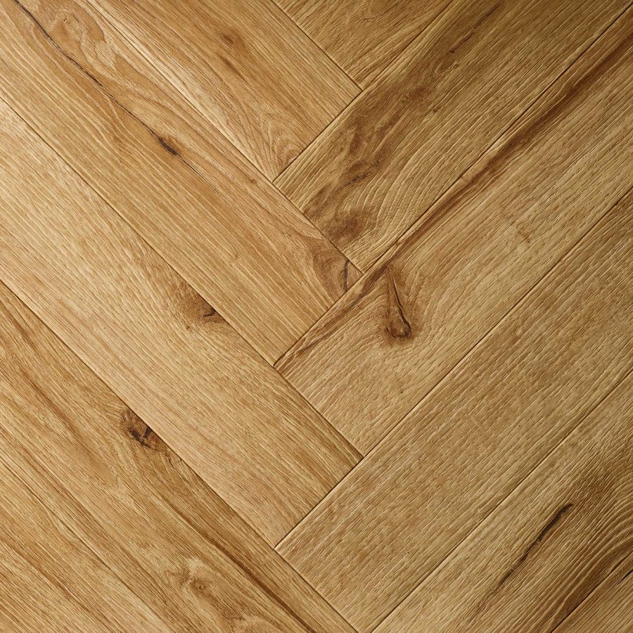 Classic Old Oak Embossed Herringbone Dryback LVT