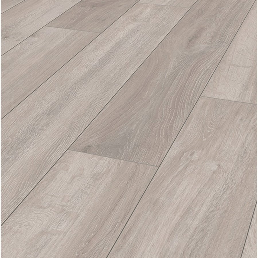 Whitewash Grey Oak 12mm Laminate Flooring