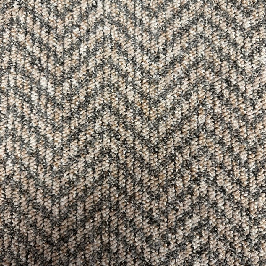 Chevron Carpet - Grey