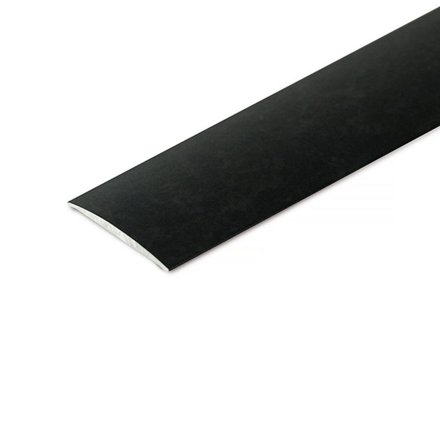 Black Onyx Flat Aluminium Door Bar 2.7m